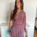 Conjunto de top y falda