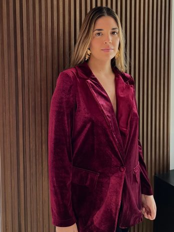 Blazer terciopelo