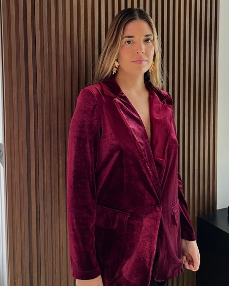 Blazer terciopelo