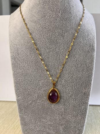 Colgante Amatista Oval